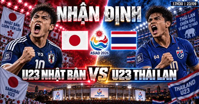Nhận định U23 Nhật Bản vs U23 Thái Lan: Bản lĩnh trận tranh ngôi đầu bảng | OK9 1 Nhận định U23 Nhật Bản vs U23 Thái Lan: Bản lĩnh trận tranh ngôi đầu bảng | OK9